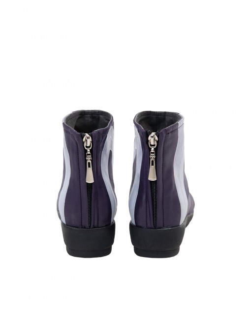 Game Marvel Rivals Psylocke Revenge Halloween Cosplay Accessories Purple Wedge Heel Shoes