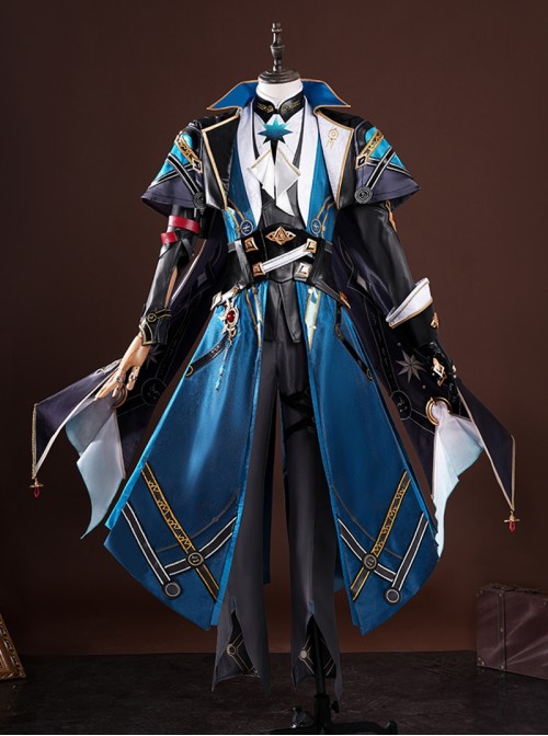 Honkai Star Rail Anaxagoras Halloween Cosplay Costume Full Set