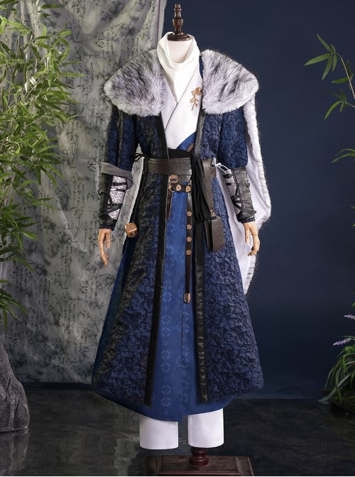 Game Where Winds Meet Tianquan Sect Halloween Cosplay Male Costume Set