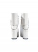 Dragon Raja Gate Of Cassell Eri Uesugi Sleepless Starry Night Halloween Cosplay Accessories White High Heel Leather Shoes