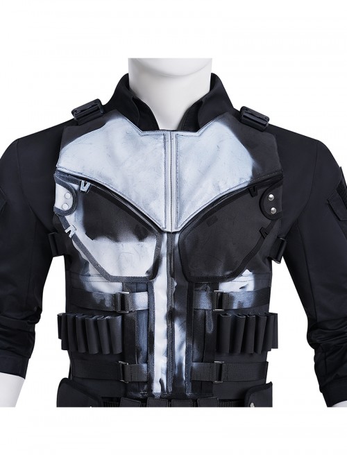 Daredevil Born Again Frank Castle The Punisher Halloween Cosplay Costume Set Without Shoes