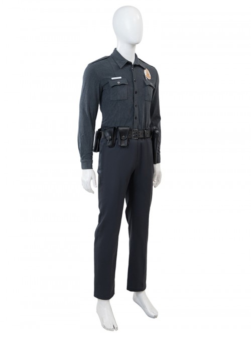 Game Mortal Kombat 1 T-1000 Halloween Cosplay Costume Set Without Shoes Without Props