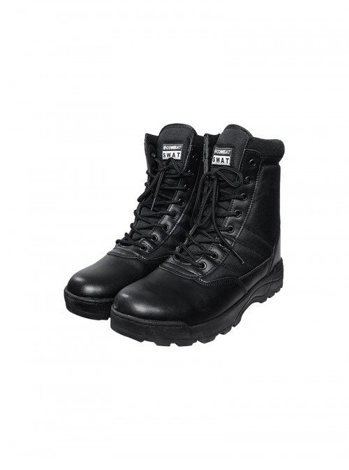 Game Mortal Kombat 1 T-1000 Halloween Cosplay Accessories Black Shoes