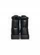 Game Mortal Kombat 1 T-1000 Halloween Cosplay Accessories Black Shoes