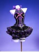 Game Naraka Bladepoint Tessa x Sanrio Kuromi Halloween Cosplay Costume Full Set