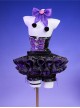 Game Naraka Bladepoint Tessa x Sanrio Kuromi Halloween Cosplay Costume Full Set