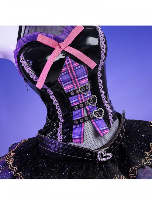 Game Naraka Bladepoint Tessa x Sanrio Kuromi Halloween Cosplay Costume Full Set