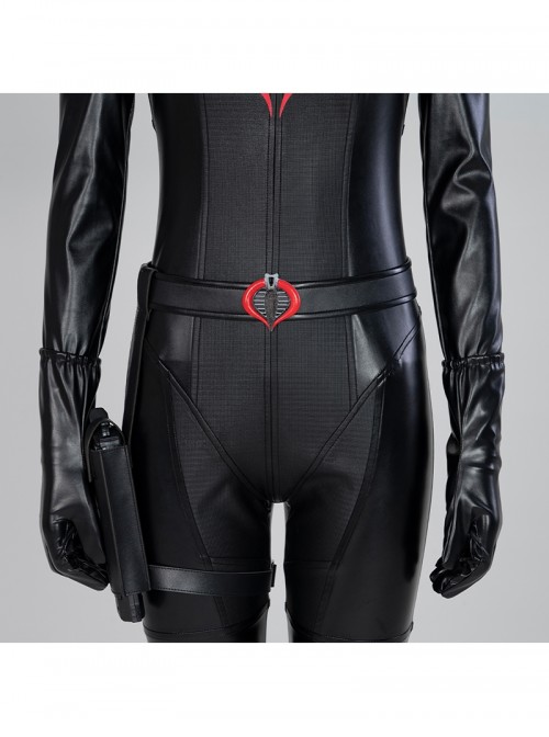 G.I.Joe Rise Of Cobra The Baroness Halloween Cosplay Accessories Black Gloves