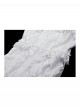 White Elegant Lace Splicing Sexy Cat Ear Suspender Design Gothic Style Fishtail Dress