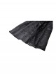 Black Lace Splicing Gorgeous Flower Decoration Embroidery Dark Pattern Gothic Style Suspender Dress