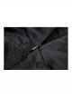 Black Lace Splicing Gorgeous Flower Decoration Embroidery Dark Pattern Gothic Style Suspender Dress