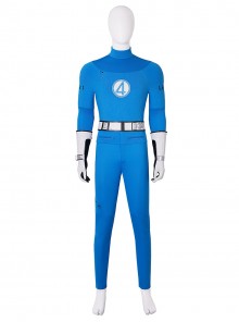 Movie The Fantastic Four First Steps Mister Fantastic Bodysuit Halloween Cosplay Costume Set Without Shoes