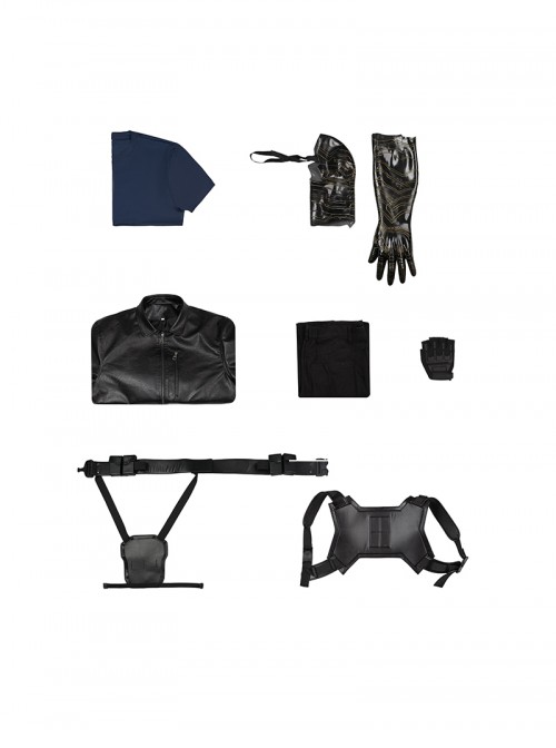 Movie Thunderbolts Winter Soldier James Barnes Bucky Halloween Cosplay Costume Set Without Shoes