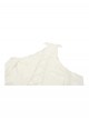 Beige Sexy Off Shoulder Halter Neck Exquisite Lace Hollow Steampunk Trumpet Sleeves Dress