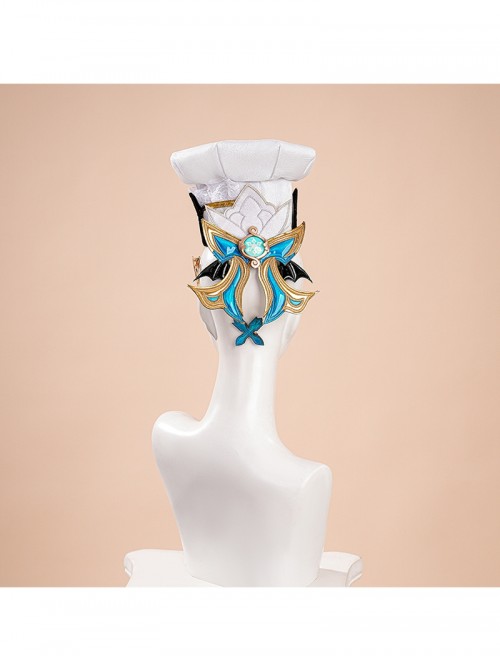 Game Genshin Impact Escoffier Halloween Cosplay Costume Set