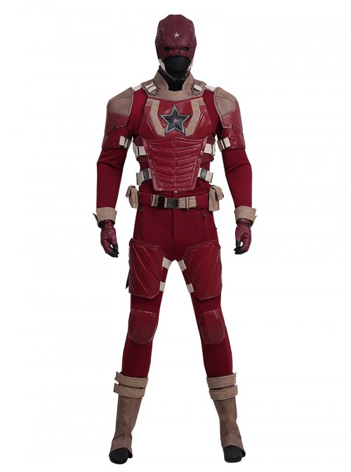 Movie Thunderbolts The New Avengers Alexi Shostakov Red Guardian Battle Suit Halloween Cosplay Costume Set Without Shoes