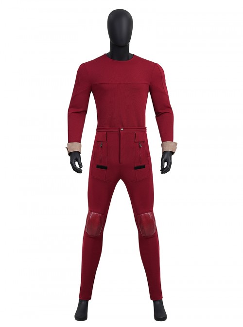 Movie Thunderbolts The New Avengers Alexi Shostakov Red Guardian Battle Suit Halloween Cosplay Costume Set Without Shoes