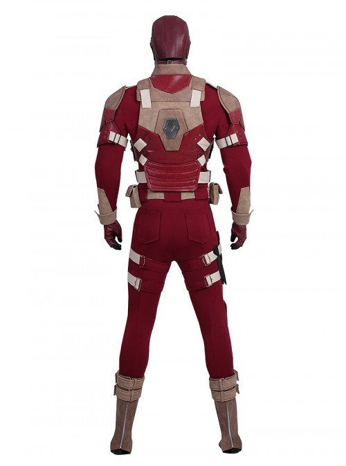 Movie Thunderbolts The New Avengers Alexi Shostakov Red Guardian Battle Suit Halloween Cosplay Costume Set Without Shoes