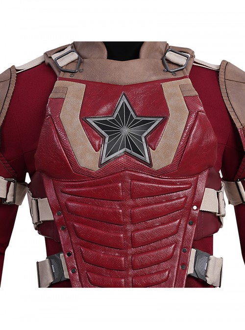 Movie Thunderbolts The New Avengers Alexi Shostakov Red Guardian Battle Suit Halloween Cosplay Costume Set Without Shoes