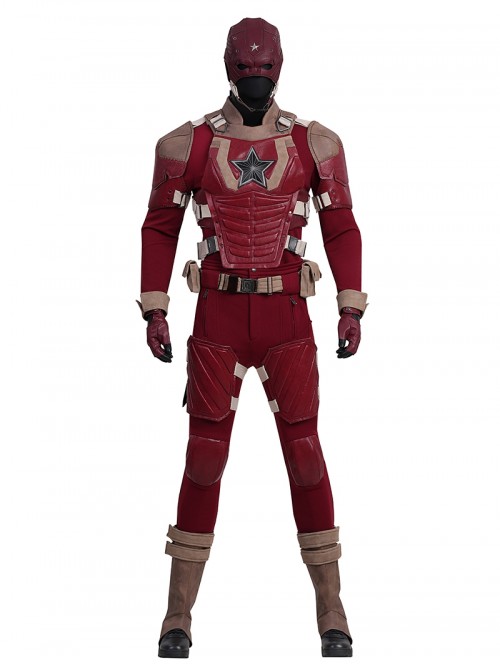 Movie Thunderbolts The New Avengers Alexi Shostakov Red Guardian Battle Suit Halloween Cosplay Accessories Black Shoes