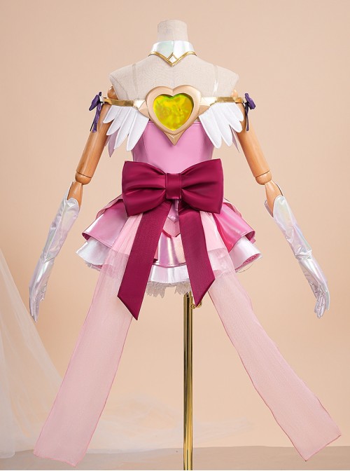 Game Overwatch Juno Magical Girl Halloween Cosplay Costume Set