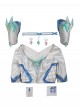Marvel Rivals White Queen Emma Grace Frost Halloween Cosplay Costume Set Without Shoes