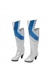 Marvel Rivals White Queen Emma Grace Frost Halloween Cosplay Accessories White High Heel Boots