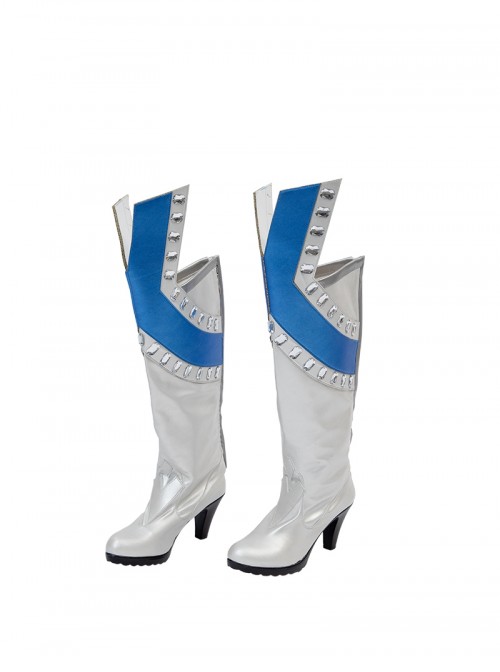 Marvel Rivals White Queen Emma Grace Frost Halloween Cosplay Accessories White High Heel Boots