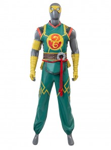 Game Marvel Rivals Iron Fist Lin Lie Halloween Cosplay Costume Set Without Shoes