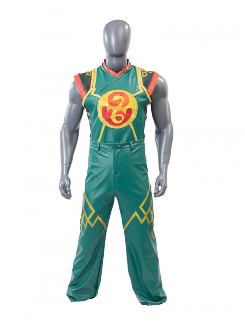 Game Marvel Rivals Iron Fist Lin Lie Halloween Cosplay Costume Set Without Shoes