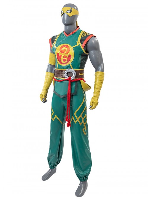 Game Marvel Rivals Iron Fist Lin Lie Halloween Cosplay Costume Set Without Shoes