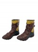 Marvel Rivals Iron Fist Lin Lie Halloween Cosplay Accessories Brown Short Boots