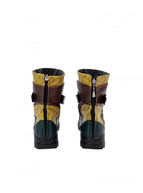 Marvel Rivals Iron Fist Lin Lie Halloween Cosplay Accessories Brown Short Boots