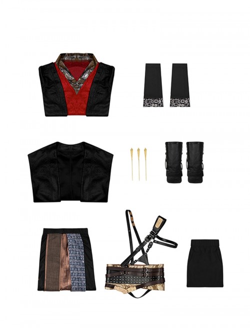 Game Where Winds Meet Rong Yuan Halloween Cosplay Costume Set