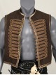 Movie Furiosa A Mad Max Saga Dementus Halloween Cosplay Costume Brown Vest