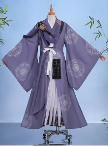 Game Where Winds Meet Guyun Sect Wuxia Role Player Halloween Cosplay Costume Set