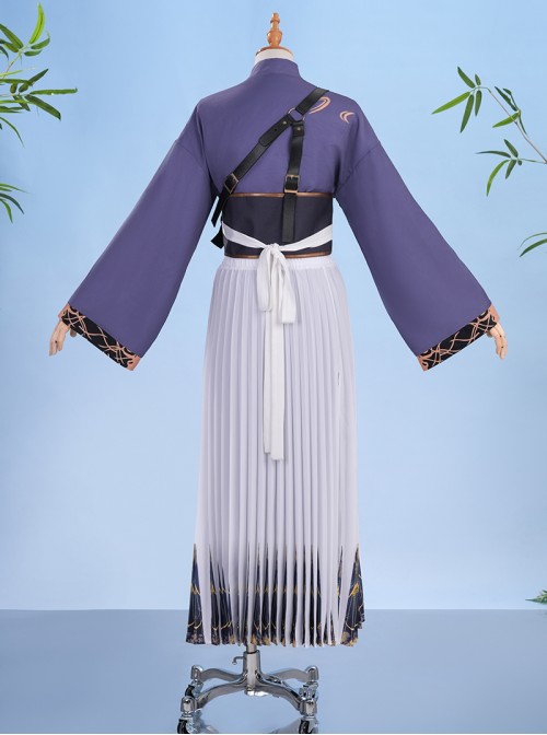 Game Where Winds Meet Guyun Sect Wuxia Role Player Halloween Cosplay Costume Set