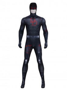 Daredevil Born Again Season 2 Daredevil Black Bodysuit Halloween Cosplay Costume Set