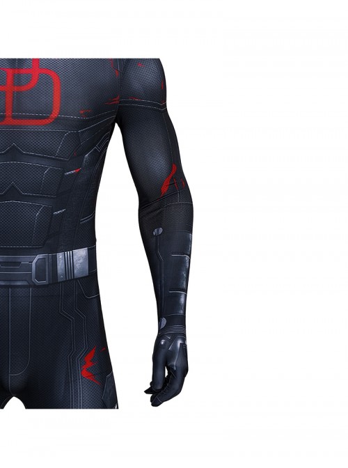 Daredevil Born Again Season 2 Daredevil Black Bodysuit Halloween Cosplay Costume Set