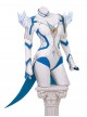 Game Marvel Rivals White Queen Emma Grace Frost Bodysuit Halloween Cosplay Costume Set Without Shoes