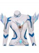 Game Marvel Rivals White Queen Emma Grace Frost Bodysuit Halloween Cosplay Costume Set Without Shoes