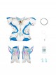 Game Marvel Rivals White Queen Emma Grace Frost Bodysuit Halloween Cosplay Costume Set Without Shoes