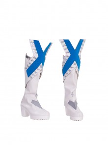 Game Marvel Rivals White Queen Emma Grace Frost Halloween Cosplay Accessories White High Heel Boots