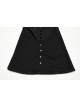 Unique Black Patchwork Cool Metal Rivet Decoration Personality Hollow Punk Style Slim Flared Pants