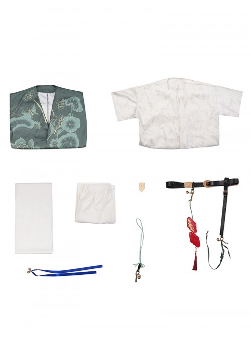 Game Where Winds Meet Chen Zixi Halloween Cosplay Costume Set