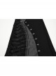 Street Decadent Black Cool Metal Rivet Decoration Personalized Splicing Punk Style Flared Pants