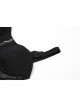 Sexy Black Stitching Cool Metal Rivets Decoration Adjustable Cyberpunk Corset