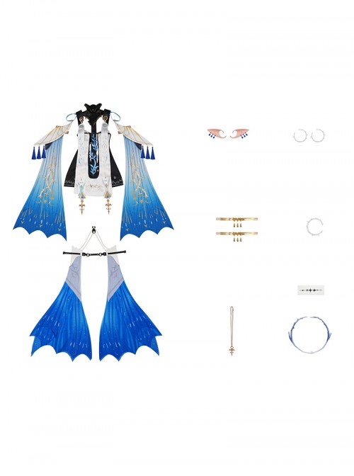 Game Wuthering Waves Cartethyia Against The Tide Halloween Cosplay Costume Set