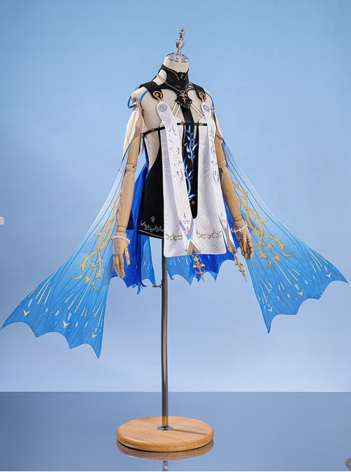 Game Wuthering Waves Cartethyia Against The Tide Halloween Cosplay Costume Set
