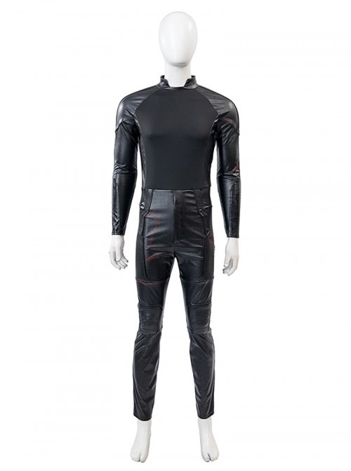 Daredevil Born Again Daredevil 2025 Black Edition Bodysuit Halloween Cosplay Costume Set Without Shoes And Helmet